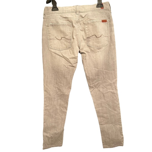 7 for all mankind size 30 gray jeans - Picture 2 of 3